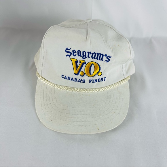 Vintage Seagram's V.O. CANADA’S FINEST Snapback Rope Hat Cap - Picture 11 of 15